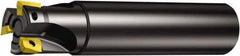 Sandvik Coromant - 2 Inserts, 32mm Cut Diam, 32mm Arbor Diam, 10mm Max Depth of Cut, Indexable Square-Shoulder Face Mill - 130mm High, R390-11.. Insert Compatibility, Through Coolant, Series CoroMill 390 - Apex Tool & Supply