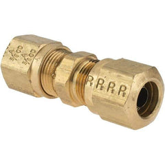 Parker - 3/8" OD, Brass Union - 150 Max Working psi, Comp x Comp Ends - Apex Tool & Supply
