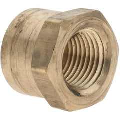 Parker - 1/8 Female Thread, Brass Industrial Pipe End Cap - FNPTF, 1,000 psi - Apex Tool & Supply