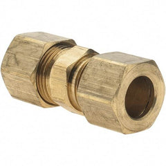 Parker - 3/8" OD, Brass Union - 200 Max Working psi, Comp x Comp Ends - Apex Tool & Supply
