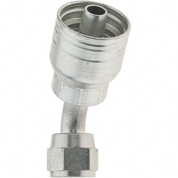 Value Collection - 9/16-18 JIC Steel Hydraulic Hose Female 37° Swivel Elbow - -6 Hose Size, 3/8" Hose Diam, Series TTC - Apex Tool & Supply