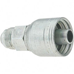 Value Collection - 3/4-16 JIC Steel Hydraulic Hose Adapter - -8 Hose Size, 1/2" Hose Diam, Series TTC - Apex Tool & Supply