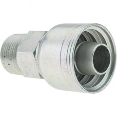 Value Collection - 3/4-14 NPT Steel Hydraulic Hose Male Hose End - -12 Hose Size, 3/4" Hose Diam, Series TTC - Apex Tool & Supply