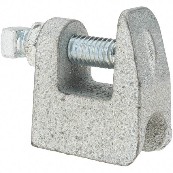 Value Collection - 3/8" Rod Pipe Support Junior C-Clamp - 250 Lb. Capacity - Apex Tool & Supply