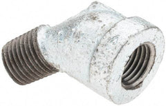 Value Collection - Class 150, 1/4" Galvanized Pipe 45° Street Elbow - Threaded, Malleable Iron - Apex Tool & Supply