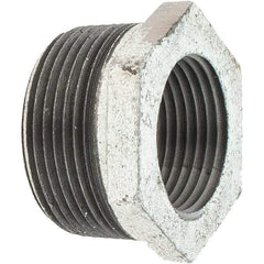Value Collection - Class 150, 1-1/4 x 1" Galvanized Pipe Hex Bushing - Threaded, Malleable Iron - Apex Tool & Supply