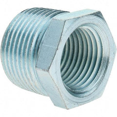 Value Collection - Class 150, 3/4 x 1/2" Galvanized Pipe Hex Bushing - Threaded, Malleable Iron - Apex Tool & Supply