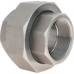 Value Collection - Size 2", Class 3,000, Forged Carbon Steel Black Pipe Union - NPT End Connection - Apex Tool & Supply