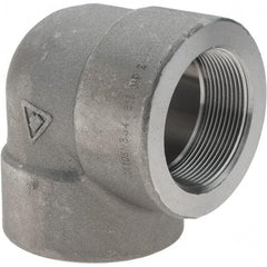 Value Collection - Size 2", Class 3,000, Forged Carbon Steel Black Pipe 90° Elbow - NPT End Connection - Apex Tool & Supply