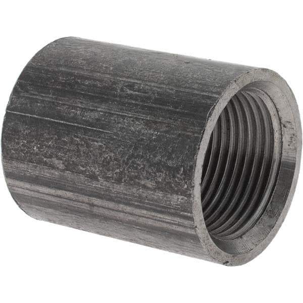 Value Collection - Size 3/4", Class 150, Malleable Iron Black Pipe Coupling - 150 psi, Threaded End Connection - Apex Tool & Supply