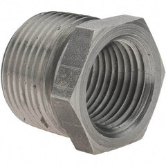 Value Collection - Size 3/4 x 1/2", Class 150, Steel Black Pipe Hex Bushing - 150 psi, Threaded End Connection - Apex Tool & Supply