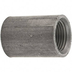 Value Collection - Size 1/2", Class 150, Malleable Iron Black Pipe Coupling - 150 psi, Threaded End Connection - Apex Tool & Supply
