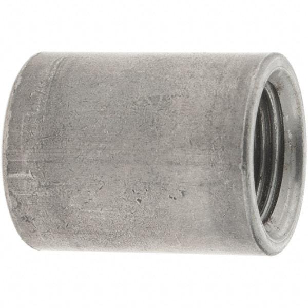 Value Collection - Size 3/8", Class 150, Malleable Iron Black Pipe Coupling - 150 psi, Threaded End Connection - Apex Tool & Supply