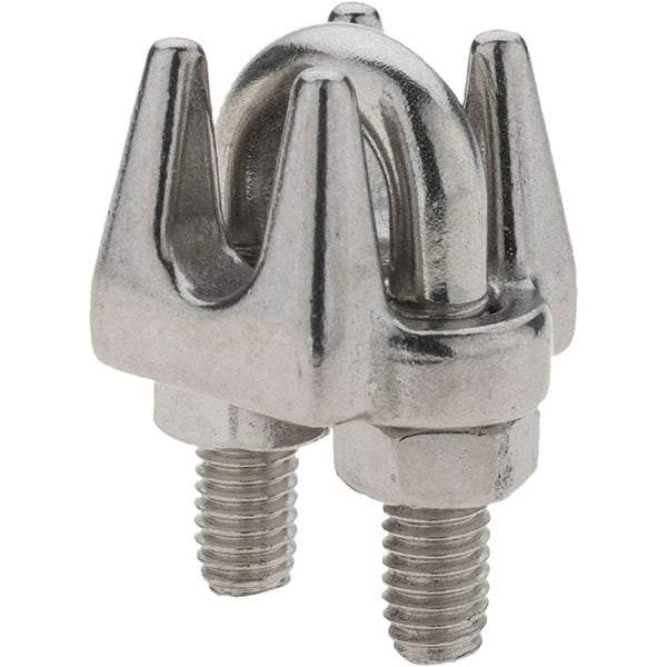 Value Collection - 1/4" Wire Rope Clips - Stainless Steel - Apex Tool & Supply