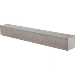 Value Collection - 12" Long x 1-1/2" High x 1-1/2" Wide, Plain Steel Oversized Key Stock - Cold Drawn Steel - Apex Tool & Supply