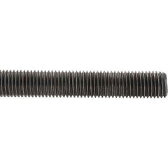 Value Collection - M20x2.5 1m Long, Steel Metric Threaded Rod - Zinc-Plated Finish - Apex Tool & Supply
