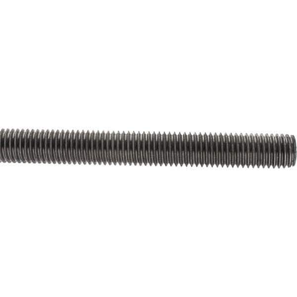 Value Collection - M14x2 1m Long, Steel Metric Threaded Rod - Zinc-Plated Finish - Apex Tool & Supply