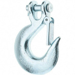 Value Collection - 1/2" Chain Diam, 43 Chain Grade Clevis Hook - 9,200 Lb Capacity, 3/4" Hook Throat, 4" OAL - Apex Tool & Supply