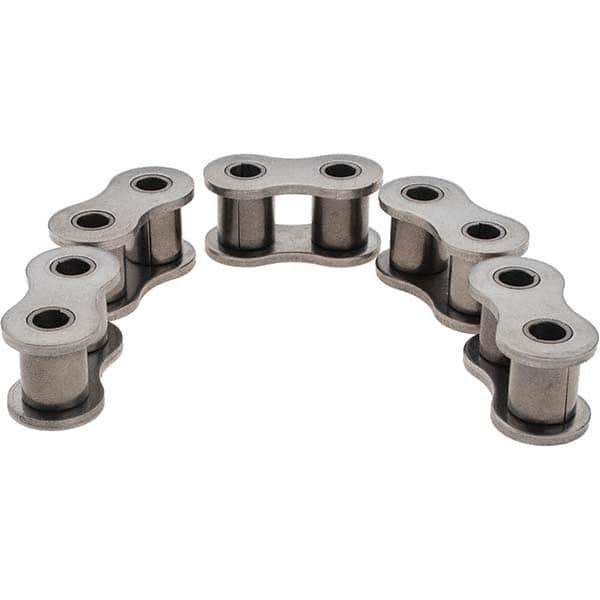 Value Collection - ANSI 60, Roller Chain Link - For Use with Stainless Steel Single Strand Chain - Apex Tool & Supply