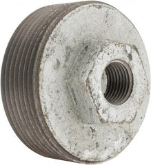 Value Collection - Class 150, 2-1/2 x 1/2" Galvanized Pipe Hex Bushing - Threaded, Malleable Iron - Apex Tool & Supply