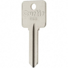 Value Collection - Metal Rousseau Key Blank - Nickel - Apex Tool & Supply