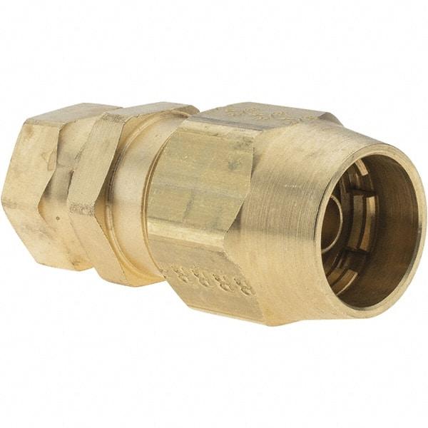 Parker - 3/4-20 Straight Thread, Reusable Hose Female Swivel Fitting - 3/8" Hose ID - Apex Tool & Supply