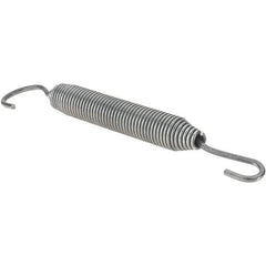 Value Collection - 17/32" OD, Steel Extension Spring - 5-1/4" Free Length - Apex Tool & Supply