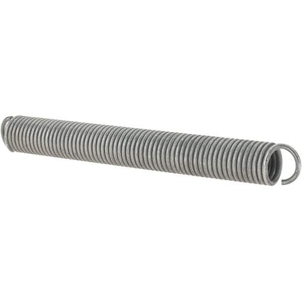 Value Collection - 31/64" OD, Steel Extension Spring - 6.3 Lb/In Rating - Apex Tool & Supply