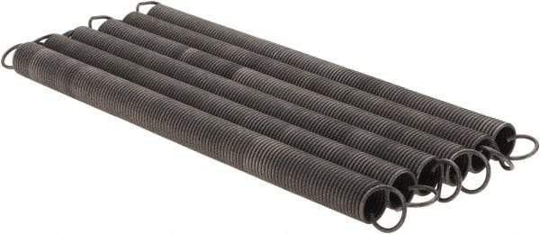Value Collection - 7/16" OD, Steel Extension Spring - 1.1 Lb/In Rating - Apex Tool & Supply