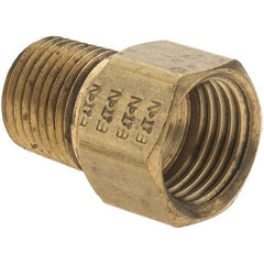 Value Collection - 1/4" OD, Brass Male Connector - Apex Tool & Supply