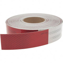 Value Collection - DOT Conspicuity Tape Color: Red and White Width (Inch): 2 - Apex Tool & Supply