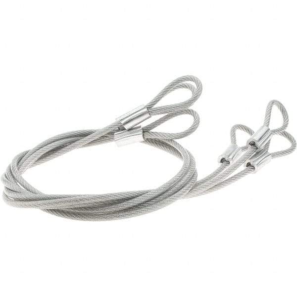Value Collection - Locking Cable & Chain Length (Inch): 48 Length (Feet): 4 - Apex Tool & Supply