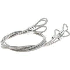 Value Collection - Locking Cable & Chain Length (Inch): 48 Length (Feet): 4 - Apex Tool & Supply