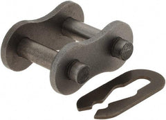 Value Collection - ANSI 40, Spring Type Roller Chain Connecting Link - For Use with Single Strand Chain - Apex Tool & Supply