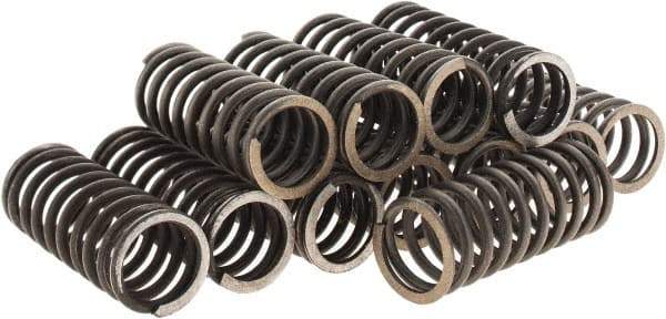 Value Collection - 1-1/64" OD, 0.12" Wire, Compression Spring - 56 Lb Spring Rating, Spring Steel - Apex Tool & Supply