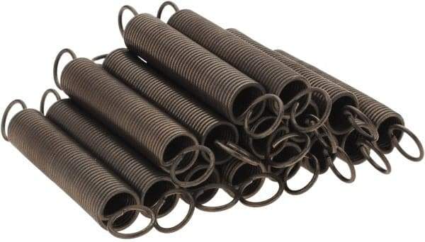 Value Collection - 3/8" OD, Steel Extension Spring - 2.1 Lb/In Rating - Apex Tool & Supply