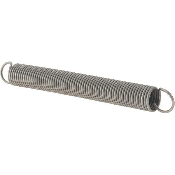 Value Collection - 3/8" OD, Steel Extension Spring - 1.9 Lb/In Rating - Apex Tool & Supply