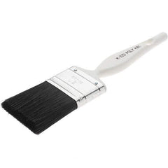 Value Collection - 2" Angled Nylon Varnish Brush - 2-1/2" Bristle Length, Plastic Handle - Apex Tool & Supply