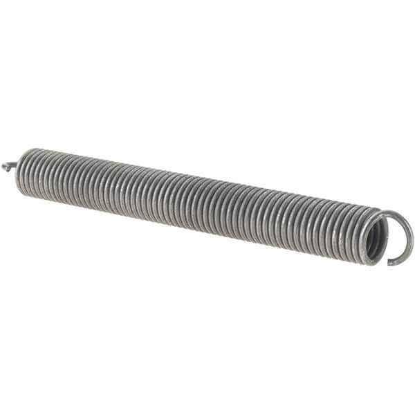 Value Collection - 31/64" OD, Steel Extension Spring - 6.3 Lb/In Rating - Apex Tool & Supply