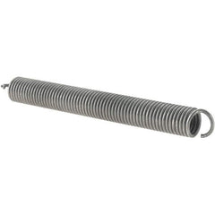 Value Collection - 31/64" OD, Steel Extension Spring - 6.3 Lb/In Rating - Apex Tool & Supply