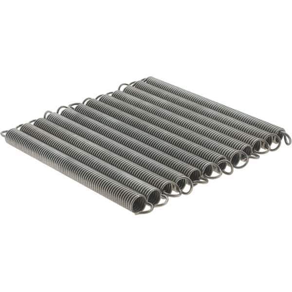 Value Collection - 7/16" OD, Steel Extension Spring - 6.5 Lb/In Rating - Apex Tool & Supply