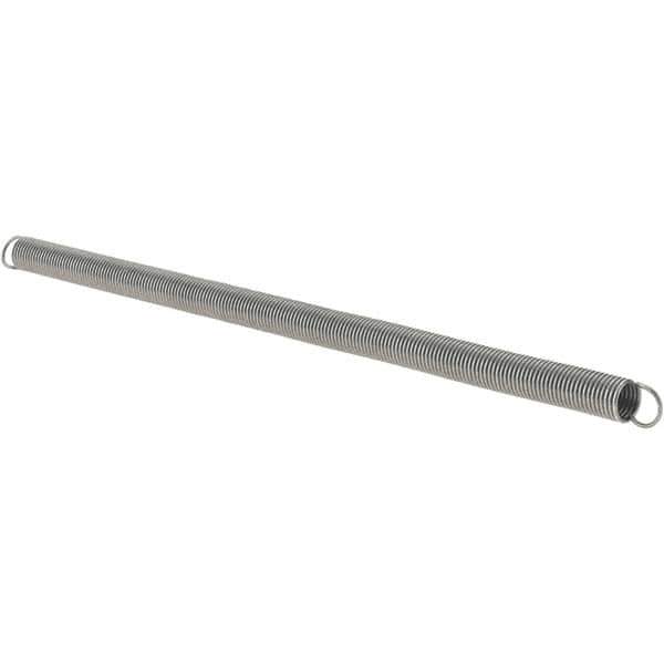 Value Collection - 1/4" OD, Steel Extension Spring - 0.4375 Lb/In Rating - Apex Tool & Supply