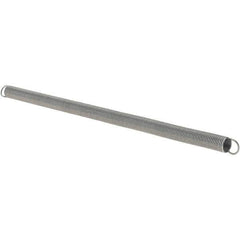 Value Collection - 1/4" OD, Steel Extension Spring - 0.4375 Lb/In Rating - Apex Tool & Supply
