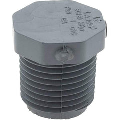 Value Collection - 1/2" CPVC Plastic Pipe Hex Plug - Schedule 80, MIPT End Connections - Apex Tool & Supply