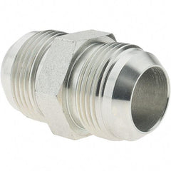 Value Collection - 1" Tube OD, 37° Steel Flared Tube Union - 3/4-16 SAE-ORB, Flare x SAE-ORB Ends - Apex Tool & Supply