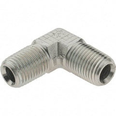 Value Collection - Industrial Pipe 90° Elbow - MNPTF x MNPTF, 6,000 psi - Apex Tool & Supply