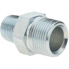 Value Collection - 3/4 x 3/4 Male Thread, Steel Industrial Pipe Hex Nipple - MNPTF x MNPTF - Apex Tool & Supply