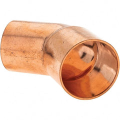 Value Collection - 1" Wrot Copper Pipe 45° Street Elbow - FTG x C - Apex Tool & Supply