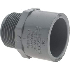 Value Collection - 1-1/4" CPVC Plastic Pipe Male Adapter - MIPT x Slip End Connections - Apex Tool & Supply