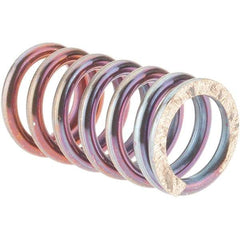 Value Collection - 1/2" OD, 0.072" Wire, Compression Spring - 52 Lb Spring Rating, Spring Steel - Apex Tool & Supply